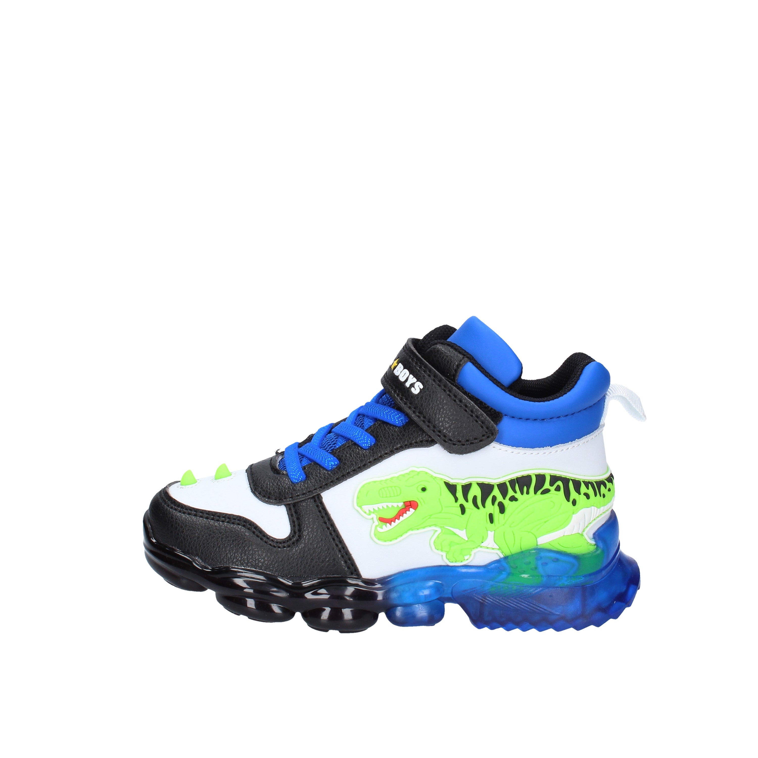 bull boys sneakers modello t-rex white/black dnal2201
